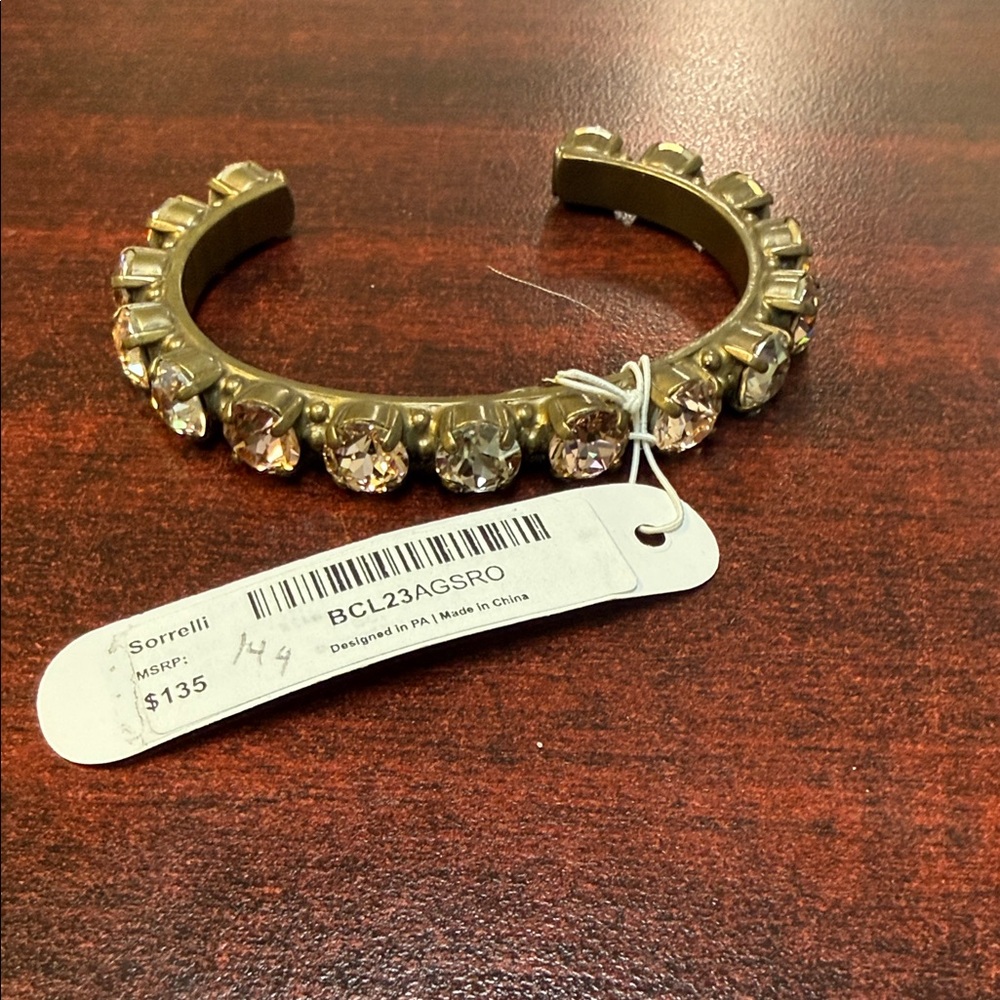 Sorrelli Soft Rose AG Cuff Bracelet